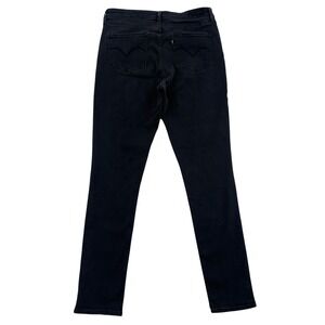Levi's 31 Women Size 31 W 32 L High Rise Slim Jeans Black  Minimalist Core Cozy